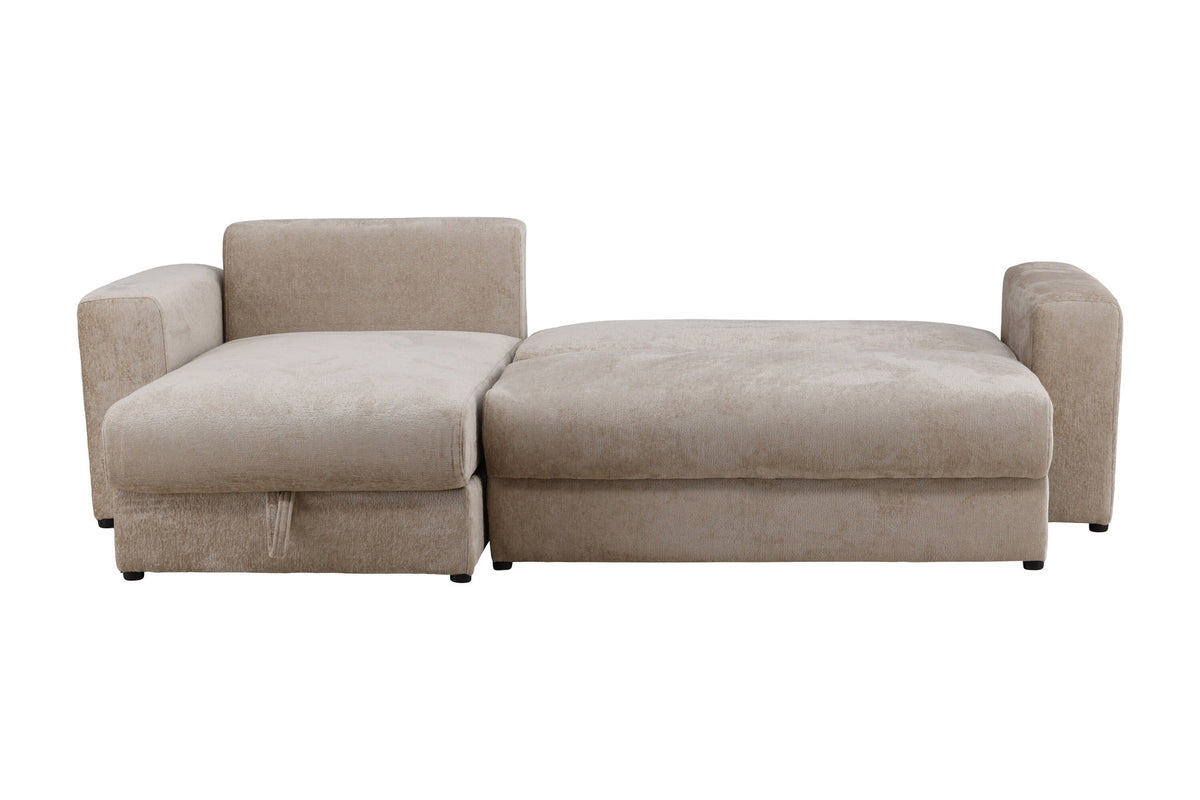 Bellman verstellbares Bett in Beige präsentiert im Onlineshop von KAQTU Design AG. L-Sofa rechts ist von Venture Home