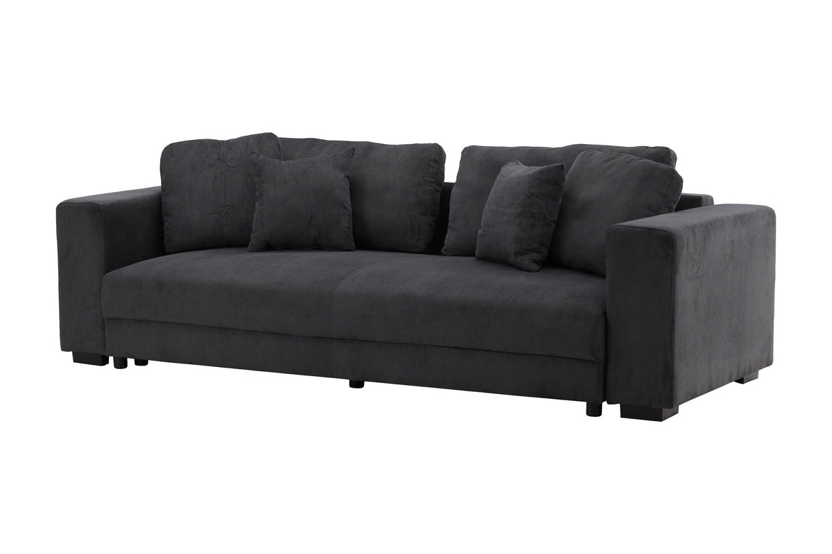 Bellman verstellbares Bett in Dunkelgrau präsentiert im Onlineshop von KAQTU Design AG. Bettsofa ist von Venture Home
