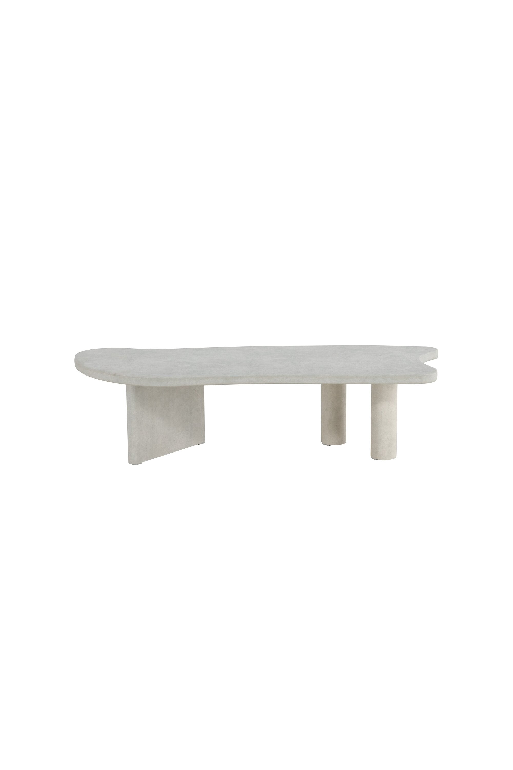 Polle Sofatisch in Hellgrau präsentiert im Onlineshop von KAQTU Design AG. Beistelltisch ist von Venture Home