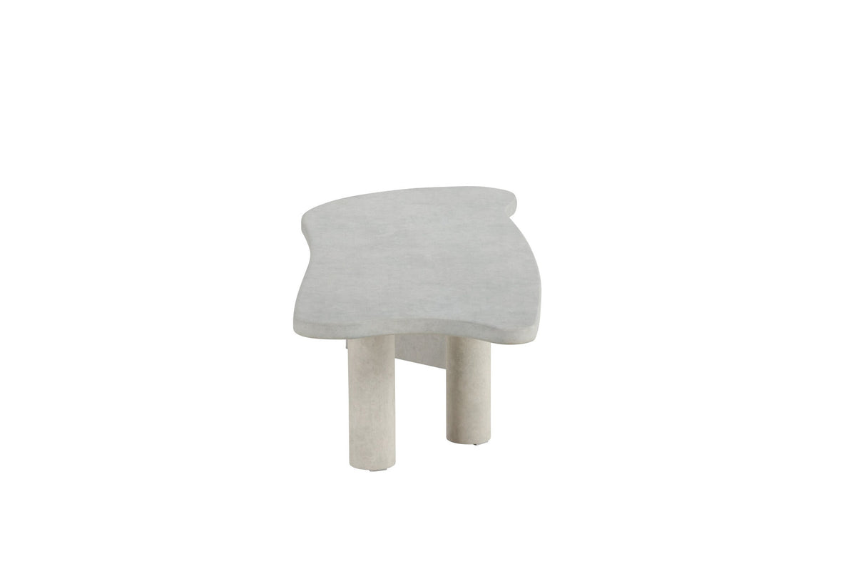 Polle Sofatisch in Hellgrau präsentiert im Onlineshop von KAQTU Design AG. Couchtisch ist von Venture Home