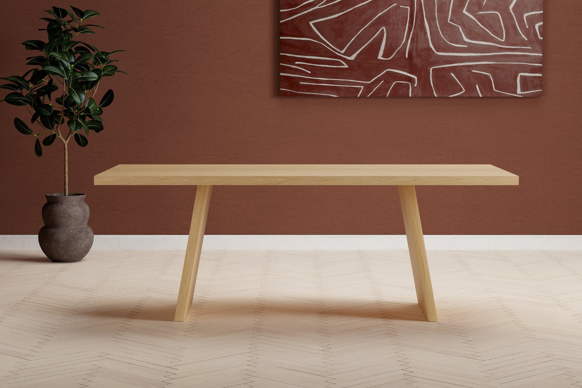 Logga Rechteckiger Esstisch in Natur präsentiert im Onlineshop von KAQTU Design AG. Esstisch ist von Venture Home