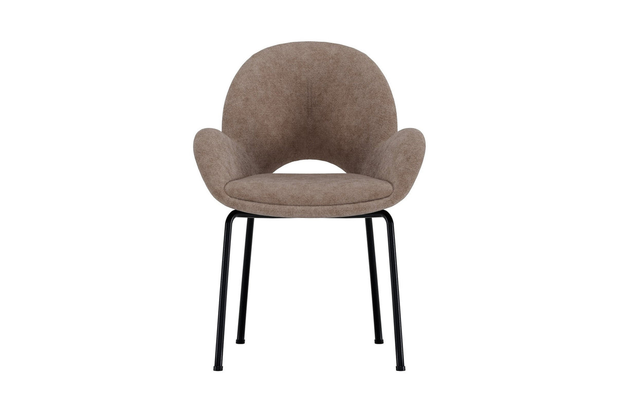 Florensa Esszimmerstuhl in Braun präsentiert im Onlineshop von KAQTU Design AG. Stuhl ist von Venture Home