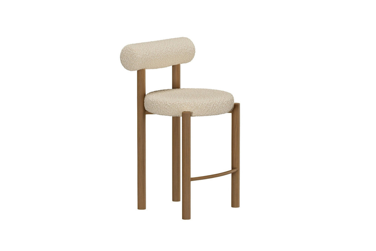 TIllo Barhocker in Weiss präsentiert im Onlineshop von KAQTU Design AG. Barstuhl ist von Venture Home