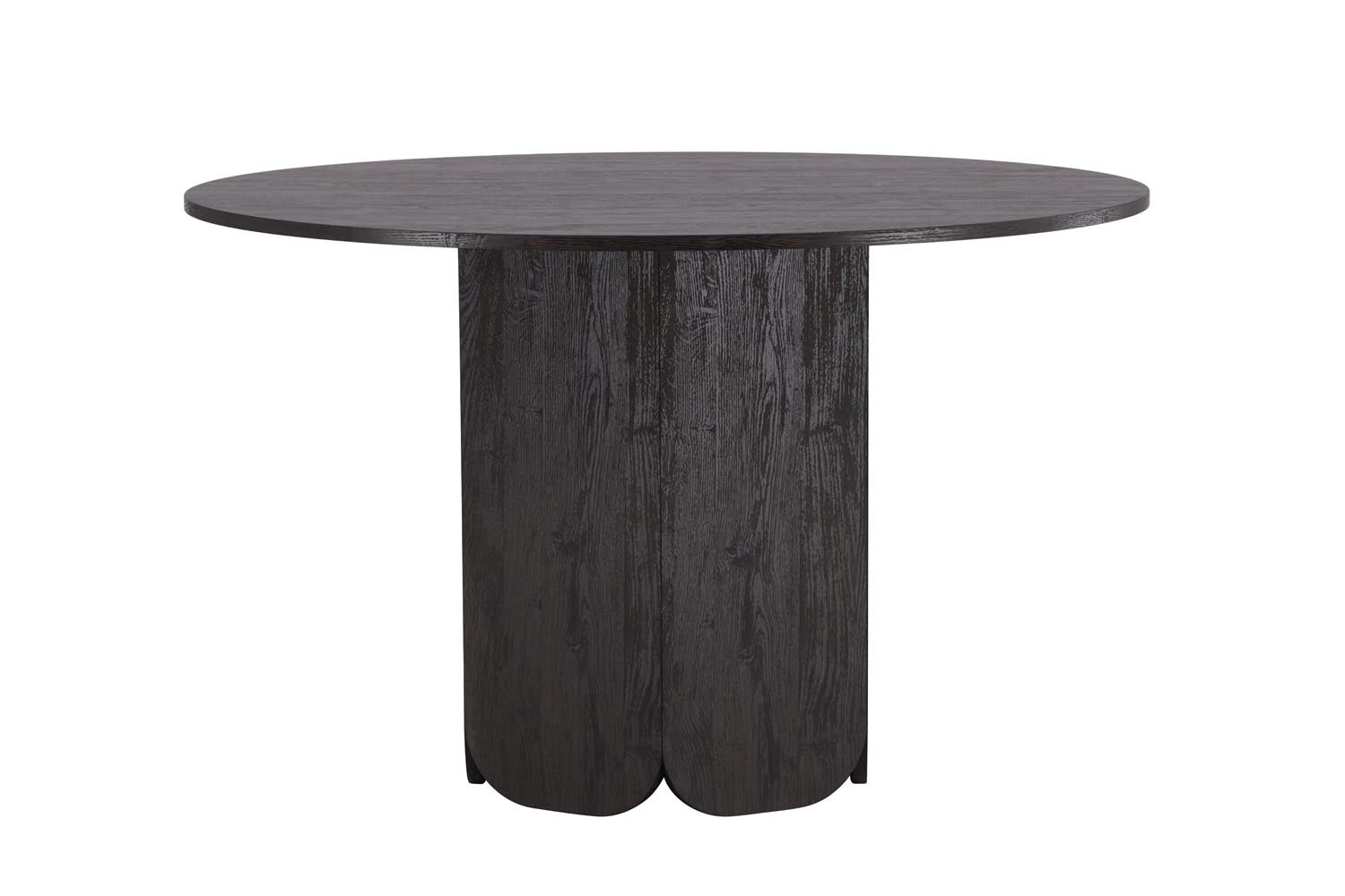 Tekla Esstisch rund in Schwarz präsentiert im Onlineshop von KAQTU Design AG. Esstisch ist von Venture Home