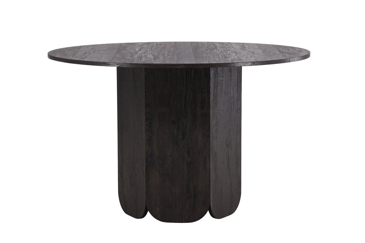Tekla Esstisch rund in Schwarz präsentiert im Onlineshop von KAQTU Design AG. Esstisch ist von Venture Home