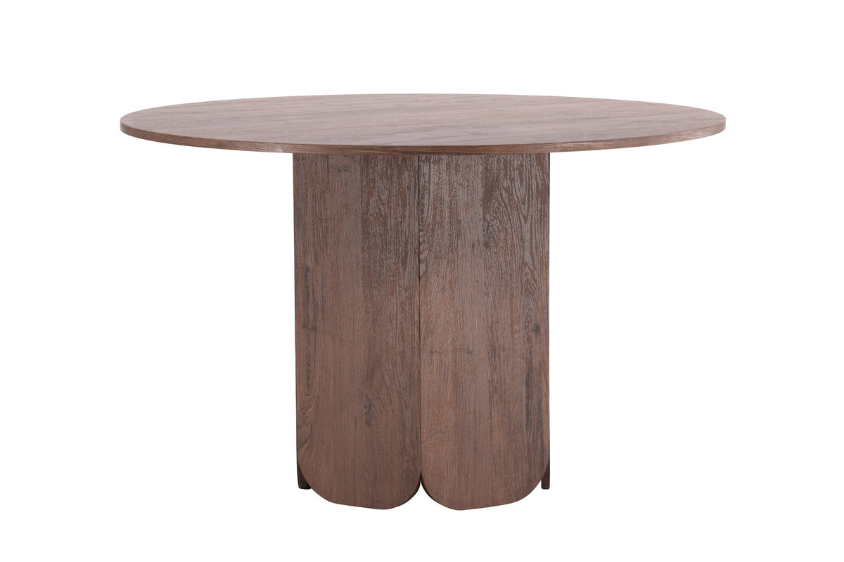 Tekla Esstisch rund in Mokka präsentiert im Onlineshop von KAQTU Design AG. Esstisch ist von Venture Home
