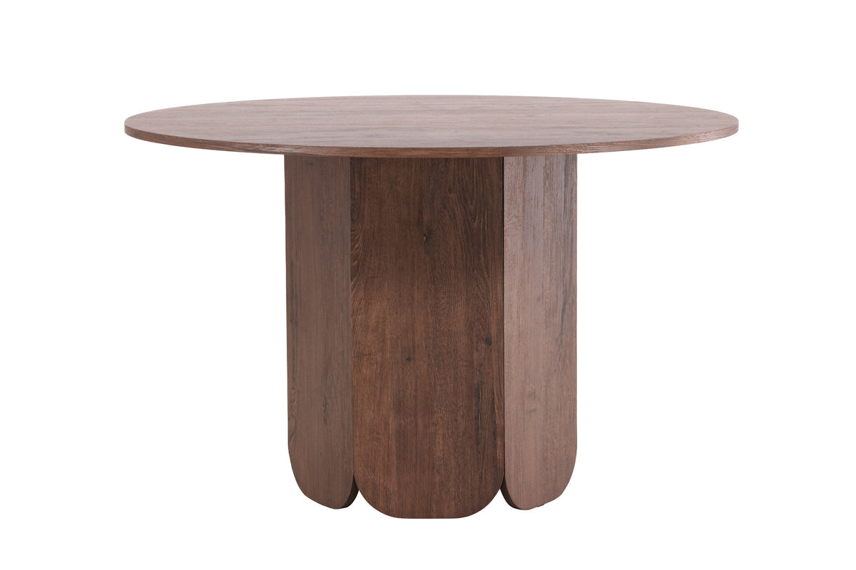 Tekla Esstisch rund in Mokka präsentiert im Onlineshop von KAQTU Design AG. Esstisch ist von Venture Home