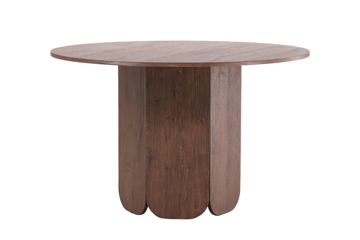 Tekla Esstisch rund in Mokka präsentiert im Onlineshop von KAQTU Design AG. Esstisch ist von Venture Home