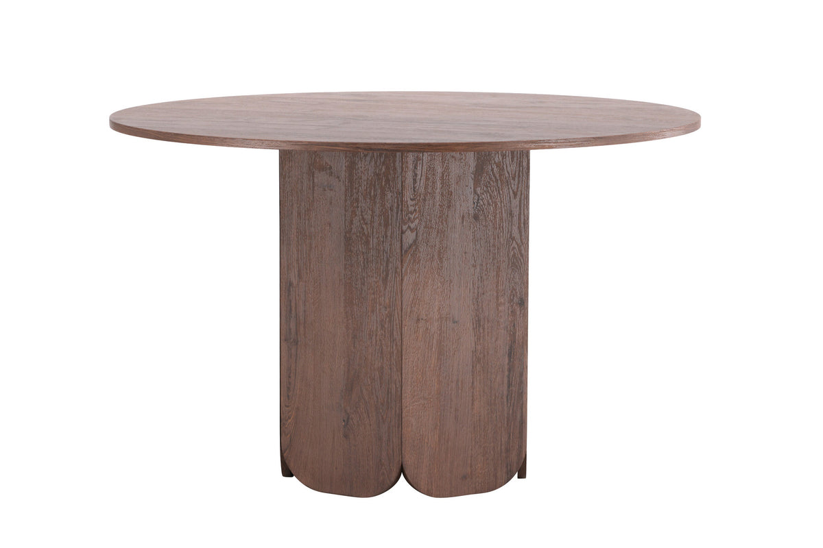 Tekla Esstisch rund in Mokka präsentiert im Onlineshop von KAQTU Design AG. Esstisch ist von Venture Home