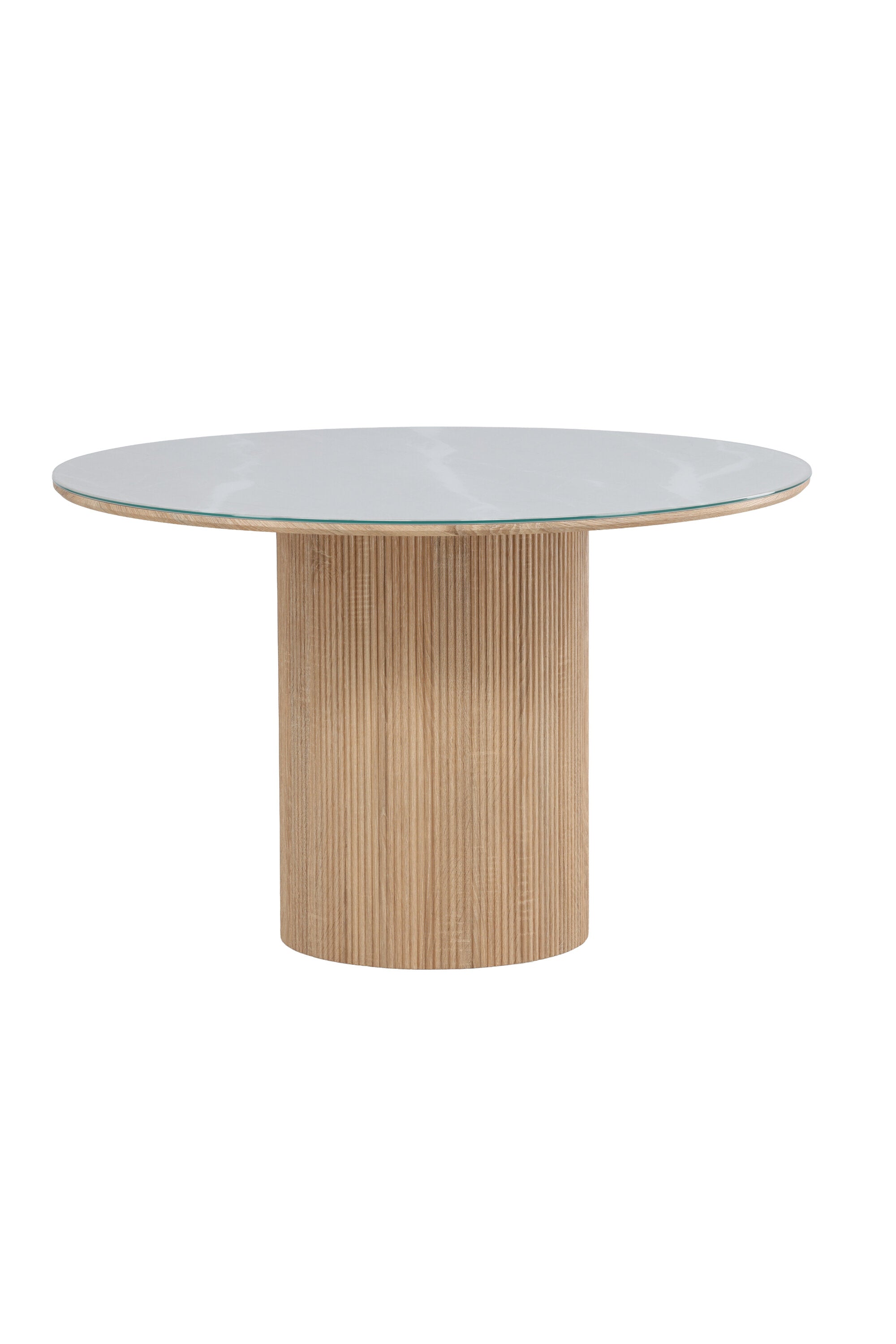 Härön Esstisch rund in Weiß präsentiert im Onlineshop von KAQTU Design AG. Esstisch ist von Vind