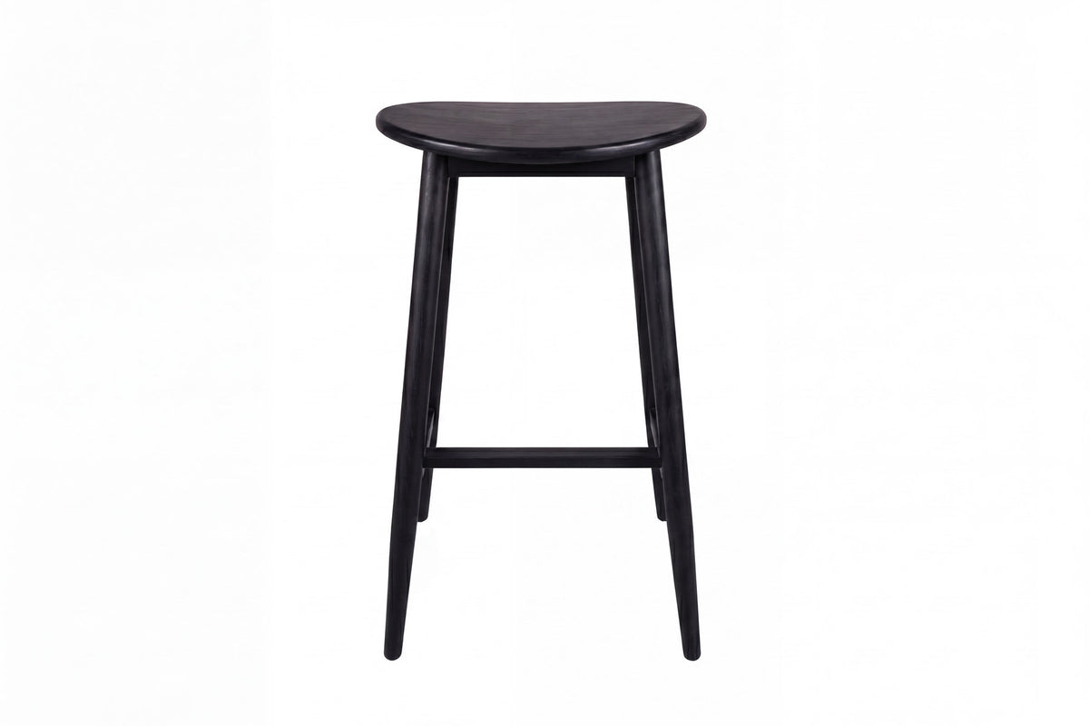Orust Barhocker in Schwarz präsentiert im Onlineshop von KAQTU Design AG. Barstuhl ist von Vind