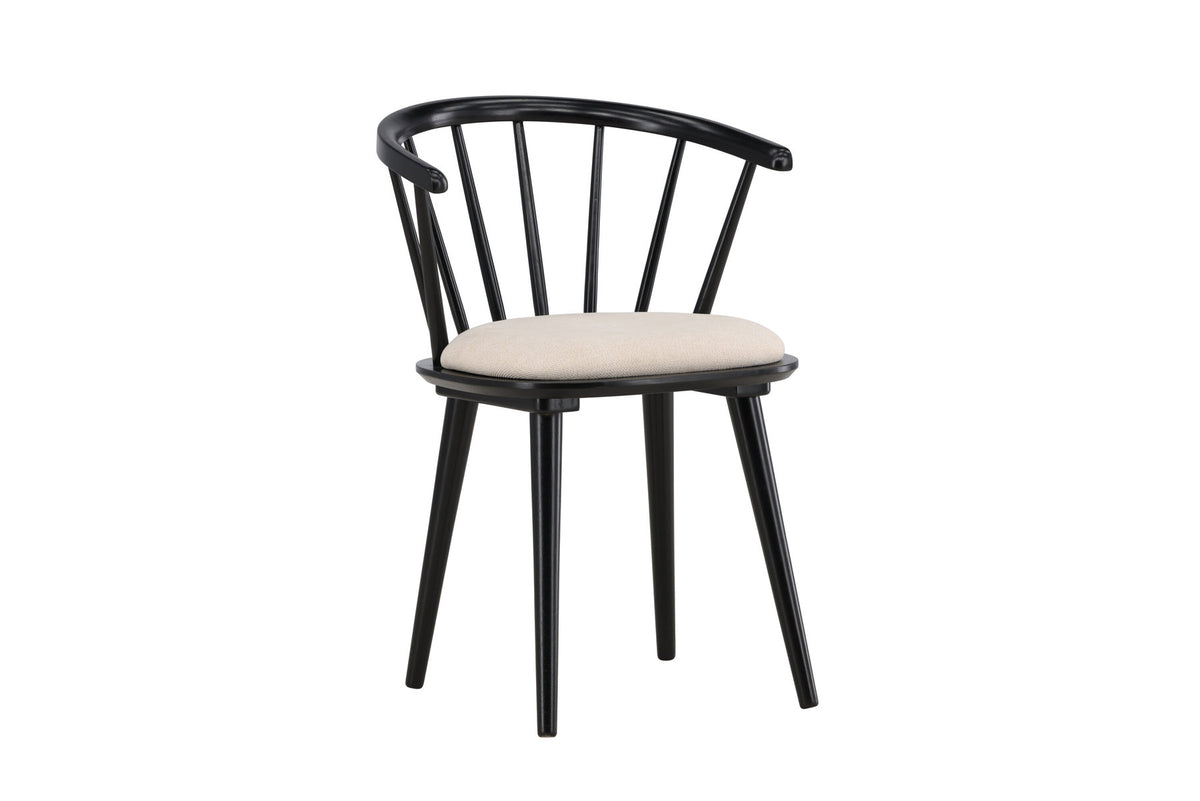 Bobby Esszimmerstuhl in Schwarz präsentiert im Onlineshop von KAQTU Design AG. Stuhl ist von Venture Home