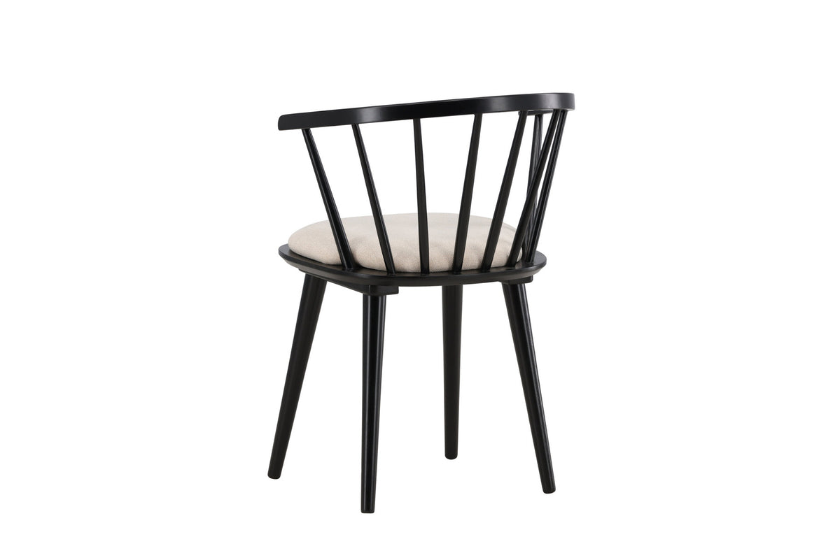 Bobby Esszimmerstuhl in Schwarz präsentiert im Onlineshop von KAQTU Design AG. Stuhl ist von Venture Home