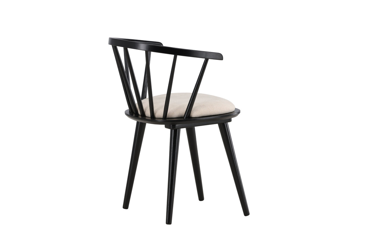 Bobby Esszimmerstuhl in Schwarz präsentiert im Onlineshop von KAQTU Design AG. Stuhl ist von Venture Home