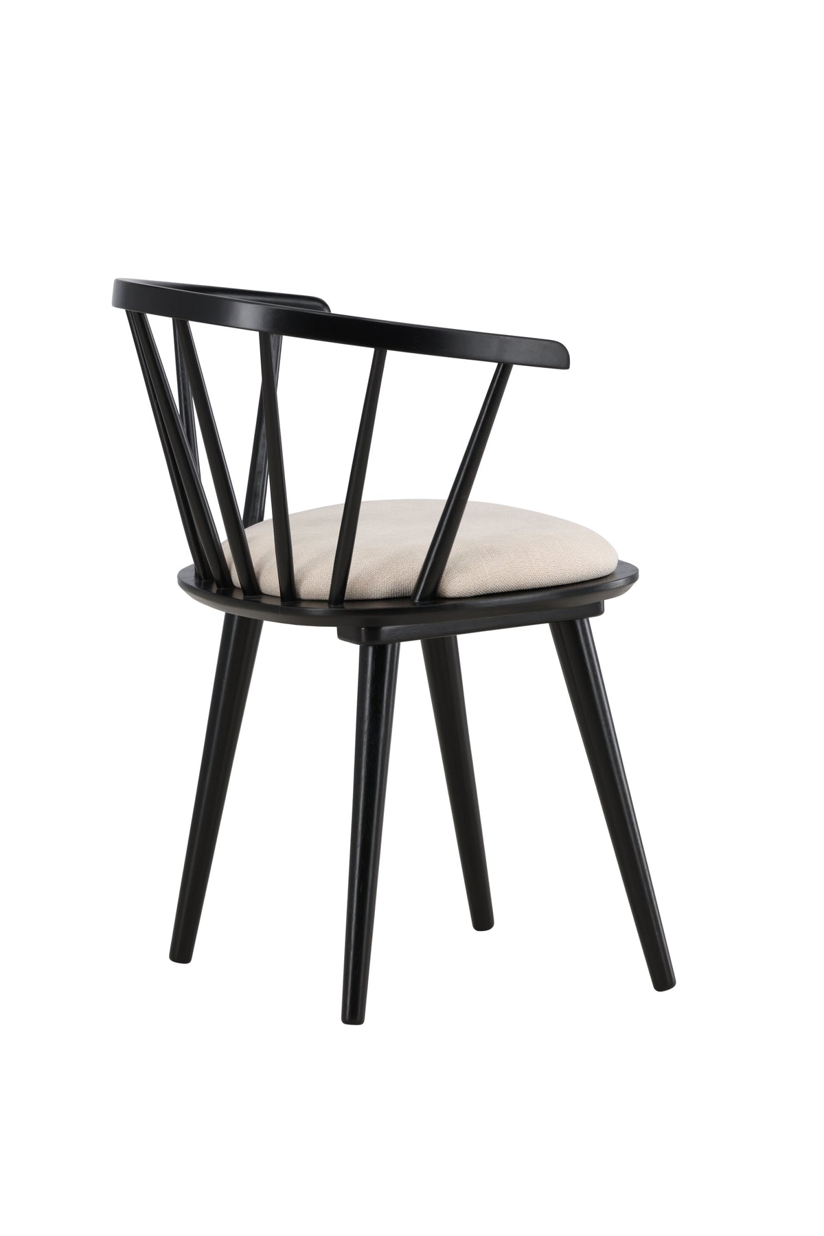 Bobby Esszimmerstuhl in Schwarz präsentiert im Onlineshop von KAQTU Design AG. Gartenstuhl mit Armlehnen ist von Venture Home