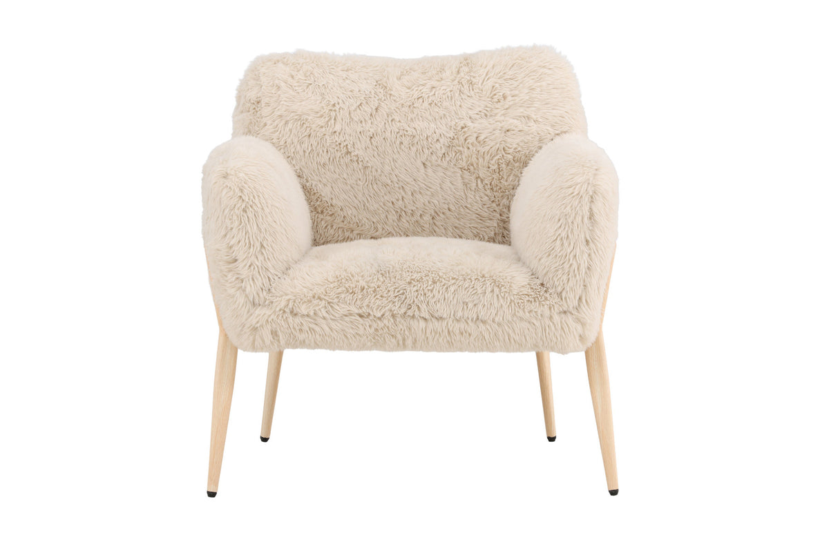 Zenzi Sessel in Beige präsentiert im Onlineshop von KAQTU Design AG. Sessel mit Armlehnen ist von Venture Home