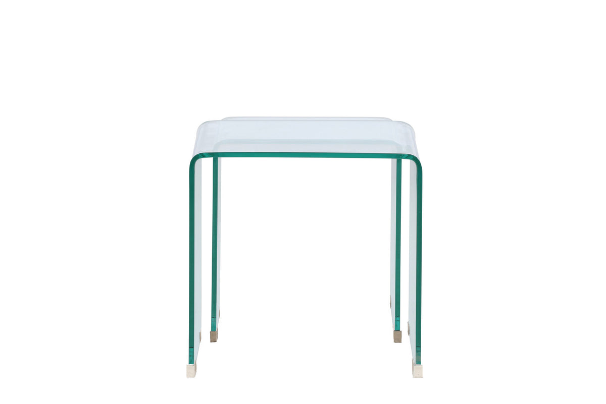 Telemark Beistelltisch in Transparent präsentiert im Onlineshop von KAQTU Design AG. Couchtisch ist von Venture Home