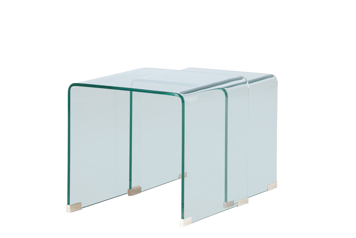Telemark Beistelltisch in Transparent präsentiert im Onlineshop von KAQTU Design AG. Couchtisch ist von Venture Home