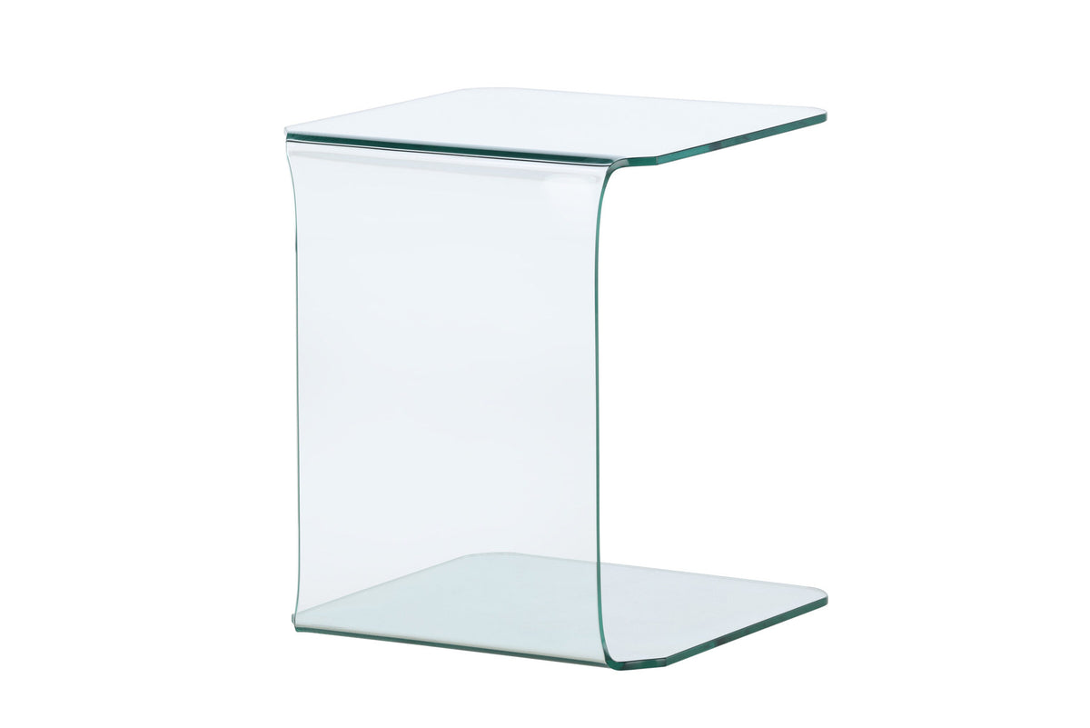 Telemark Beistelltisch in Transparent präsentiert im Onlineshop von KAQTU Design AG. Couchtisch ist von Venture Home