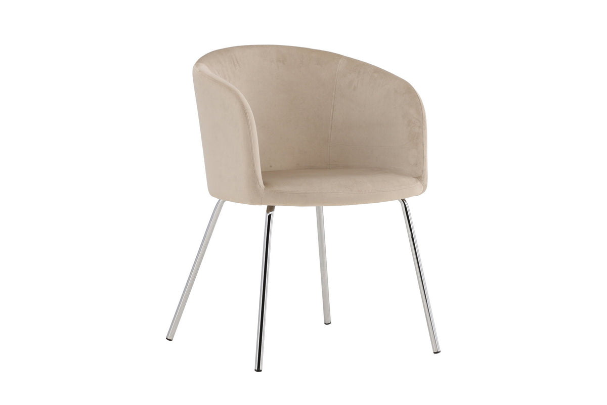 Berit Esszimmerstuhl in Beige präsentiert im Onlineshop von KAQTU Design AG. Stuhl ist von Venture Home