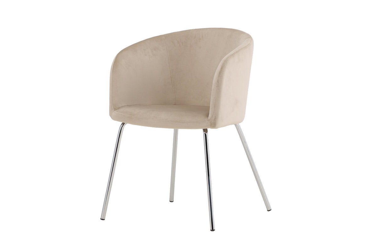 Berit Esszimmerstuhl in Beige präsentiert im Onlineshop von KAQTU Design AG. Stuhl ist von Venture Home