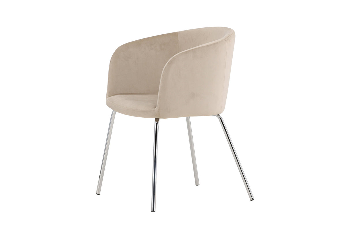 Berit Esszimmerstuhl in Beige präsentiert im Onlineshop von KAQTU Design AG. Stuhl ist von Venture Home