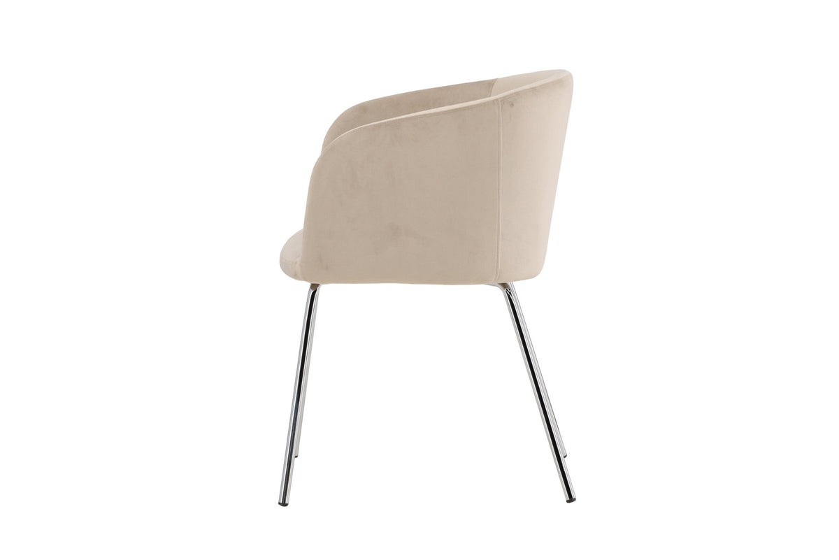 Berit Esszimmerstuhl in Beige präsentiert im Onlineshop von KAQTU Design AG. Stuhl ist von Venture Home