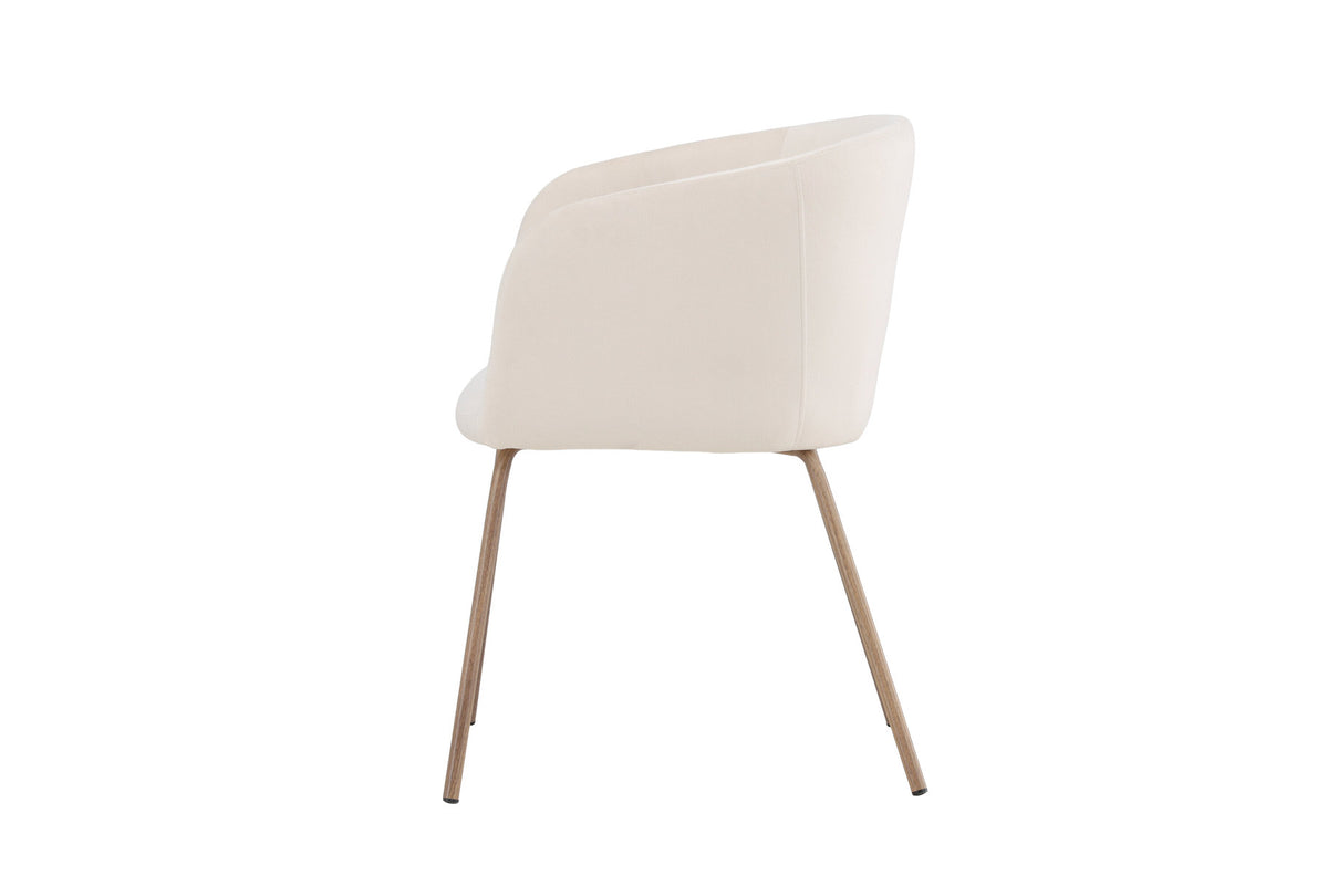 Berit Esszimmerstuhl in Beige präsentiert im Onlineshop von KAQTU Design AG. Stuhl ist von Venture Home