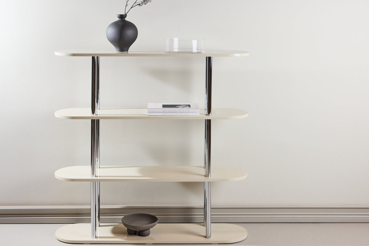 Zino-Regal in Weiss präsentiert im Onlineshop von KAQTU Design AG. Standregal ist von Venture Home