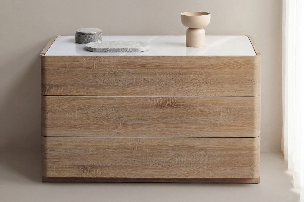 Noble Drawer in Natur präsentiert im Onlineshop von KAQTU Design AG. Kommode ist von Venture Home