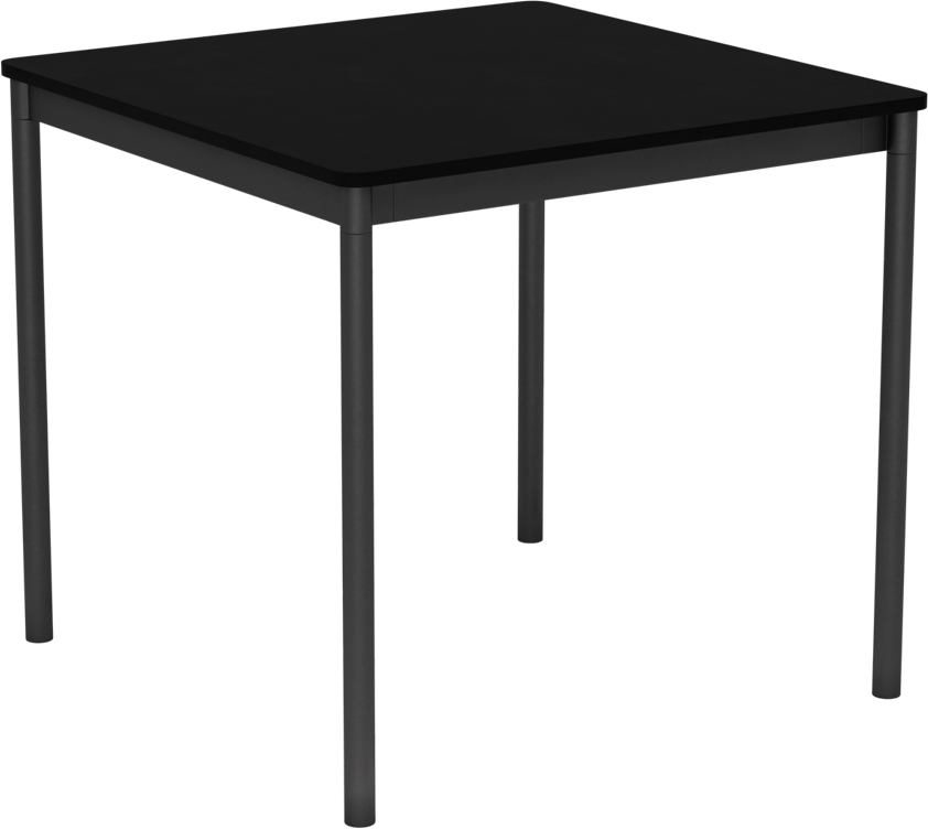 Base Tisch Square in Schwarz präsentiert im Onlineshop von KAQTU Design AG. Schreibtisch ist von Muuto