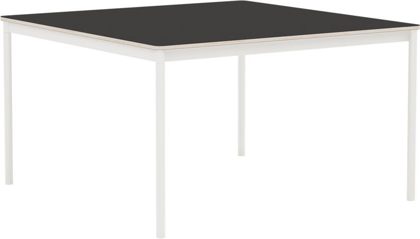 Base Tisch Square in Schwarz / Weiss präsentiert im Onlineshop von KAQTU Design AG. Schreibtisch ist von Muuto