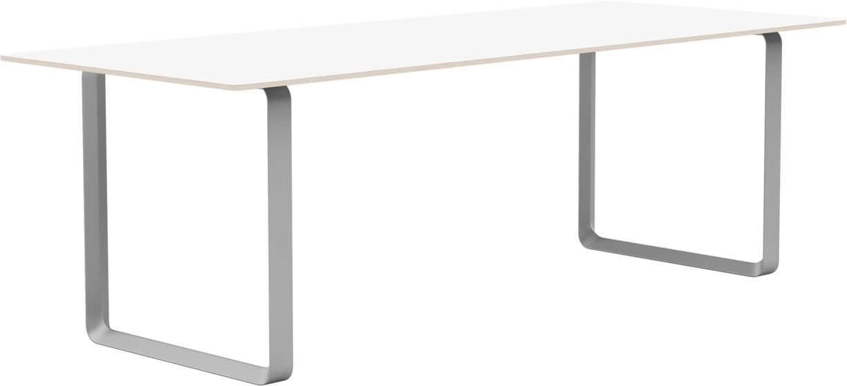 70/70 Tisch in Weiss / Grau präsentiert im Onlineshop von KAQTU Design AG. Esstisch ist von Muuto