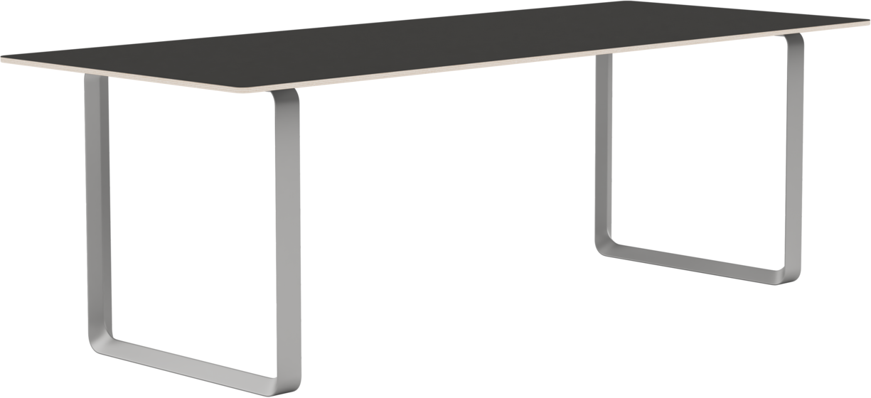 70/70 Tisch in Schwarz / Grau präsentiert im Onlineshop von KAQTU Design AG. Esstisch ist von Muuto