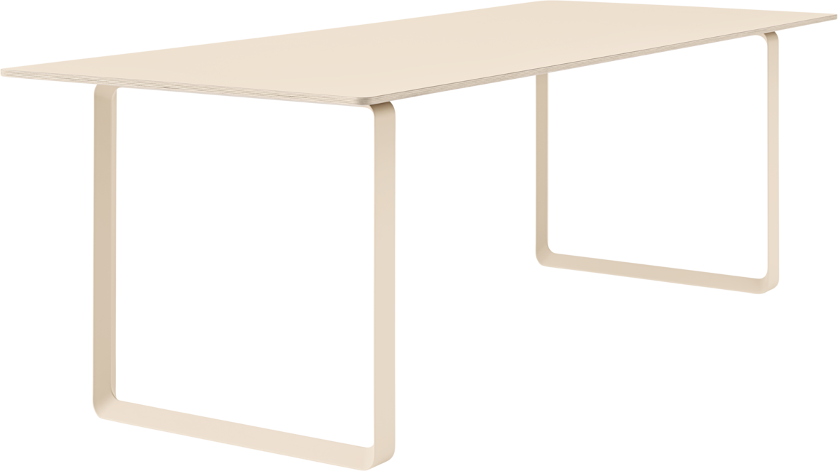 70/70 Tisch in Sand präsentiert im Onlineshop von KAQTU Design AG. Esstisch ist von Muuto