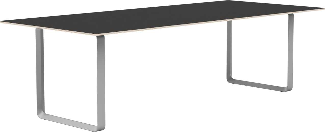 70/70 Tisch 255 cm in Schwarz / Grau präsentiert im Onlineshop von KAQTU Design AG. Esstisch ist von Muuto