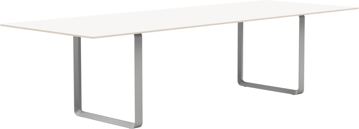 70/70 Tisch 295 cm in Weiss / Grau präsentiert im Onlineshop von KAQTU Design AG. Esstisch ist von Muuto