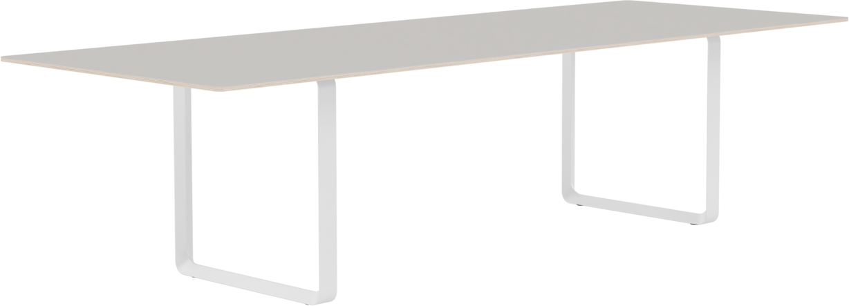 70/70 Tisch 295 cm in Grau / Weiss präsentiert im Onlineshop von KAQTU Design AG. Esstisch ist von Muuto
