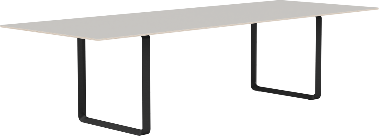 70/70 Tisch 295 cm in Grau / Schwarz präsentiert im Onlineshop von KAQTU Design AG. Esstisch ist von Muuto