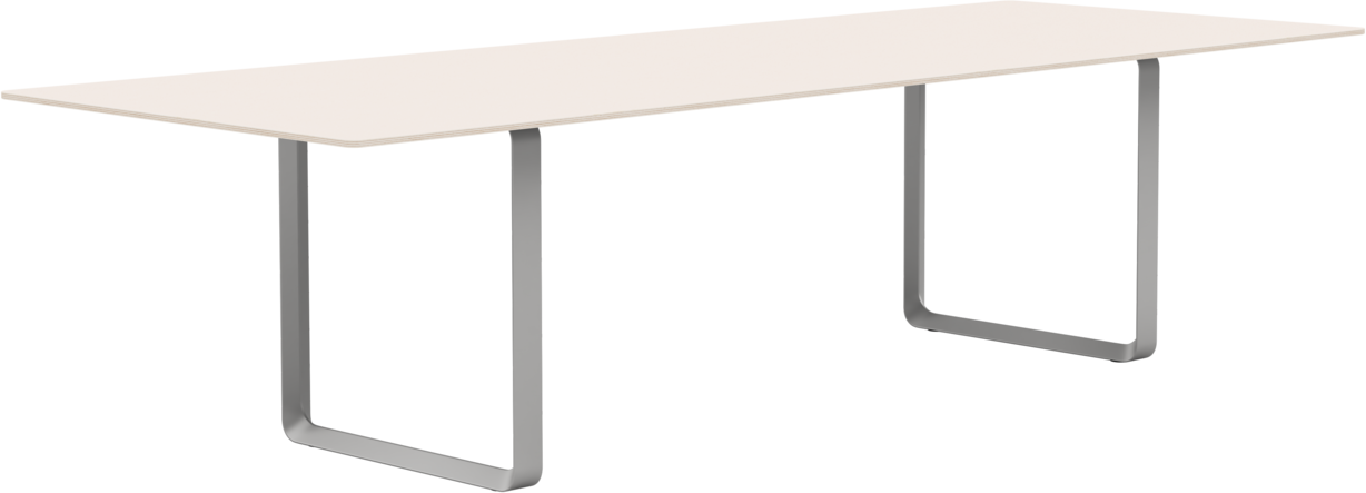 70/70 Tisch 295 cm in Sand / Grau präsentiert im Onlineshop von KAQTU Design AG. Esstisch ist von Muuto