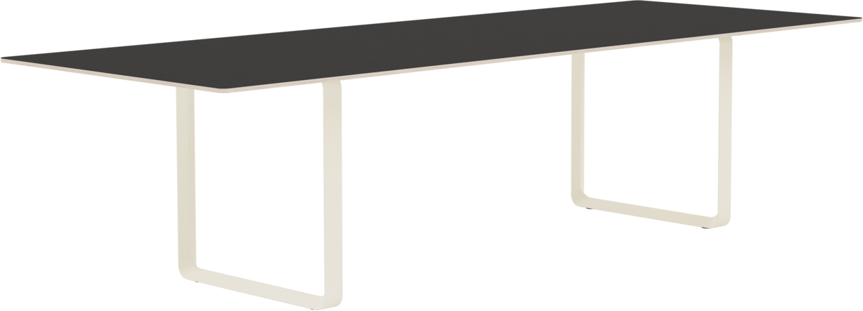 70/70 Tisch 295 cm in Schwarz / Sand präsentiert im Onlineshop von KAQTU Design AG. Esstisch ist von Muuto
