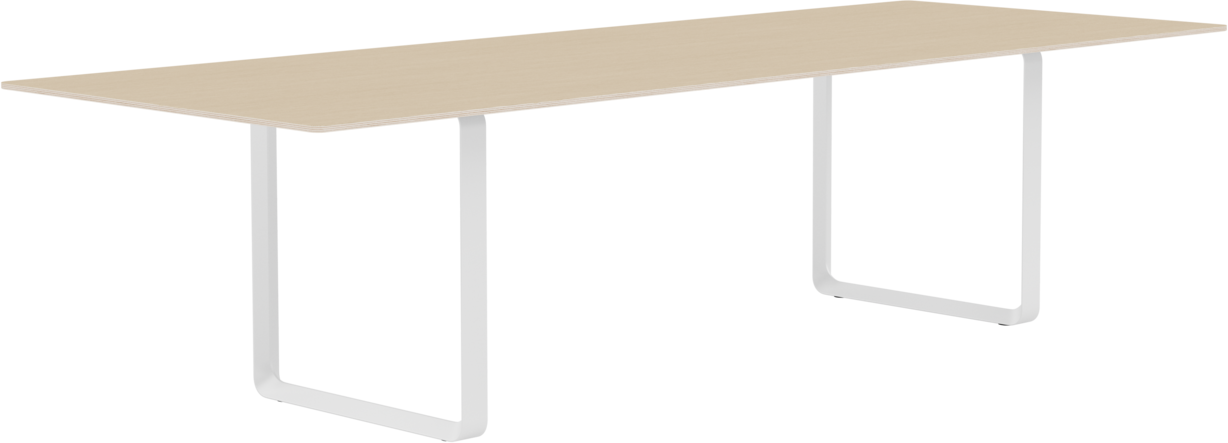 70/70 Tisch 295 cm in Braun / Weiss präsentiert im Onlineshop von KAQTU Design AG. Esstisch ist von Muuto