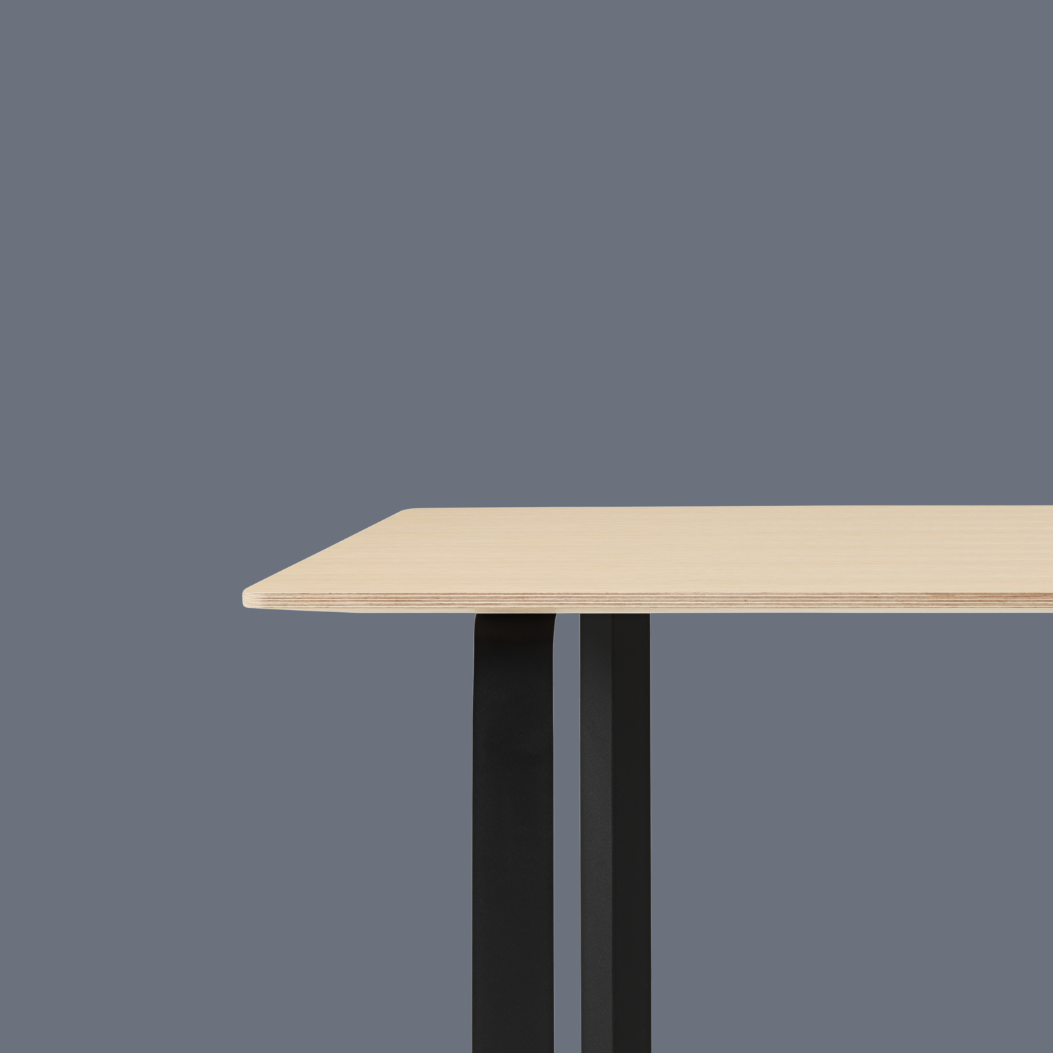 70/70 Tisch 295 cm in Braun / Schwarz präsentiert im Onlineshop von KAQTU Design AG. Esstisch ist von Muuto