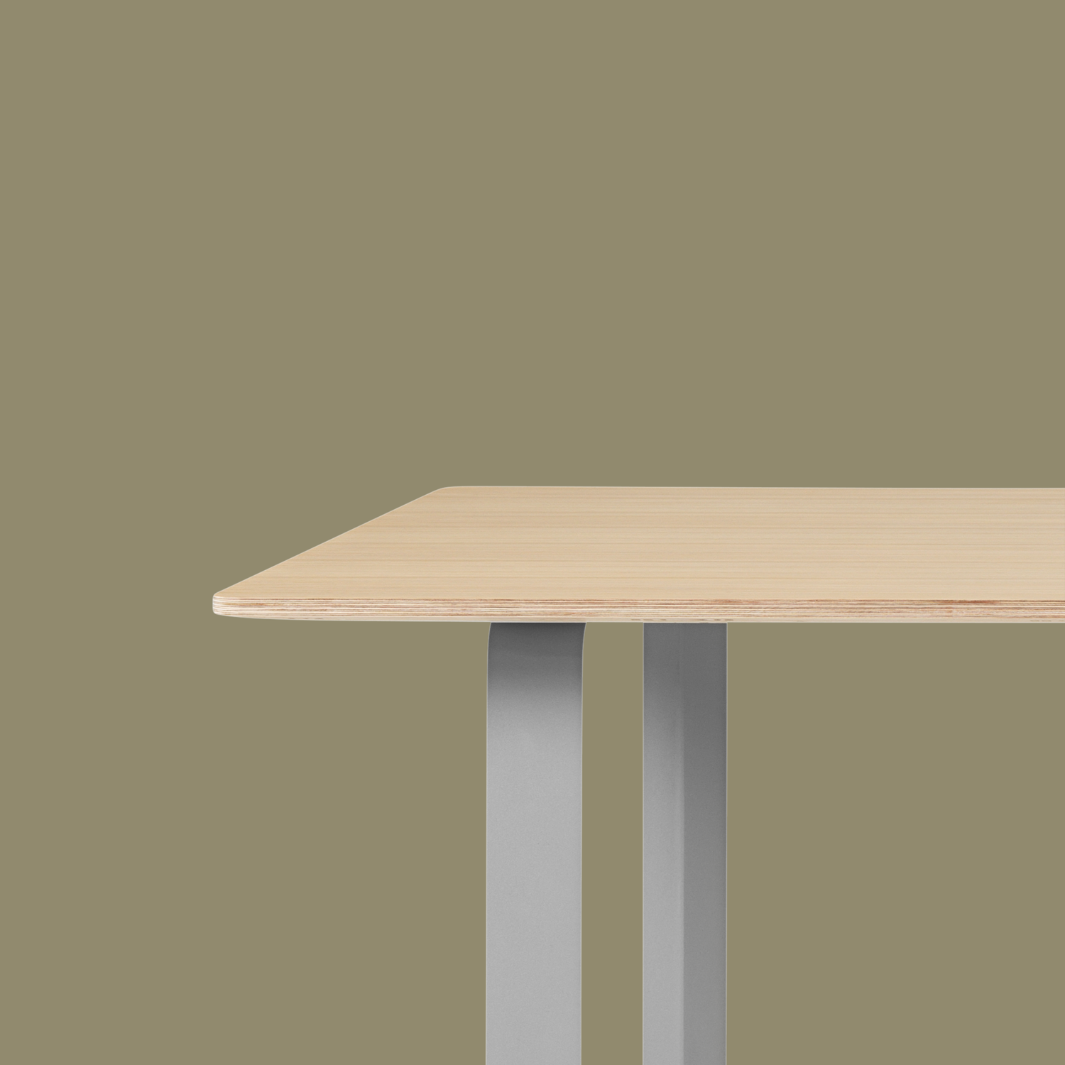 70/70 Tisch 295 cm in Braun / Grau präsentiert im Onlineshop von KAQTU Design AG. Esstisch ist von Muuto