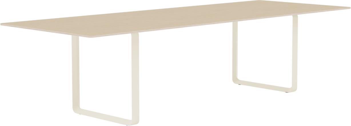 70/70 Tisch 295 cm in Braun / Sand präsentiert im Onlineshop von KAQTU Design AG. Esstisch ist von Muuto