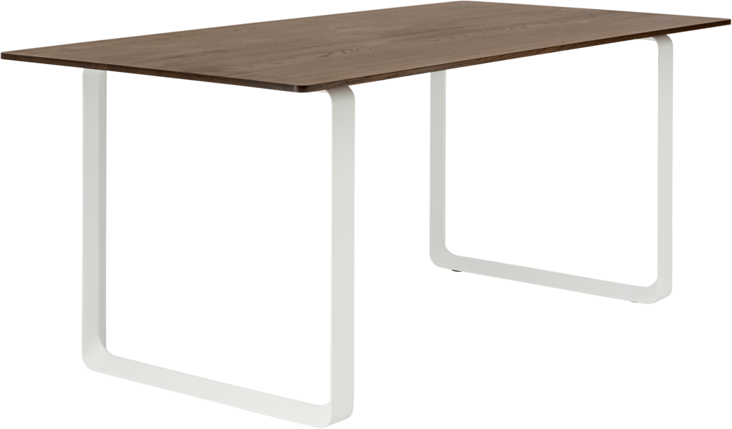 70/70 Tisch in Dunkelbraun / Weiss präsentiert im Onlineshop von KAQTU Design AG. Esstisch ist von Muuto