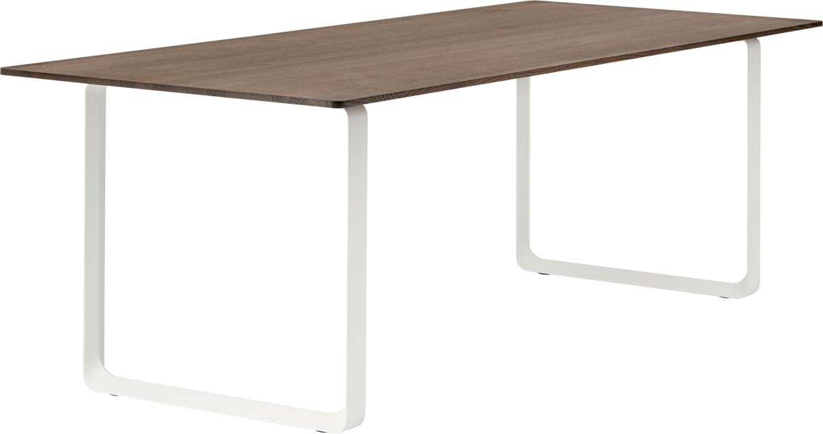 70/70 Tisch in Dunkelbraun / Weiss präsentiert im Onlineshop von KAQTU Design AG. Esstisch ist von Muuto