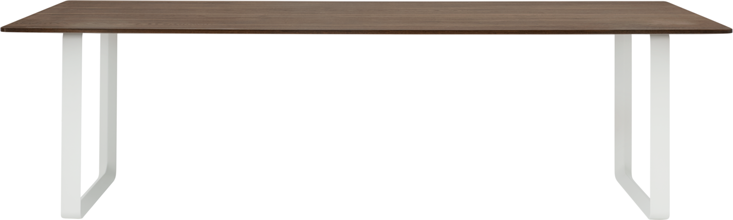 70/70 Tisch 255 cm in Dunkelbraun / Weiss präsentiert im Onlineshop von KAQTU Design AG. Esstisch ist von Muuto