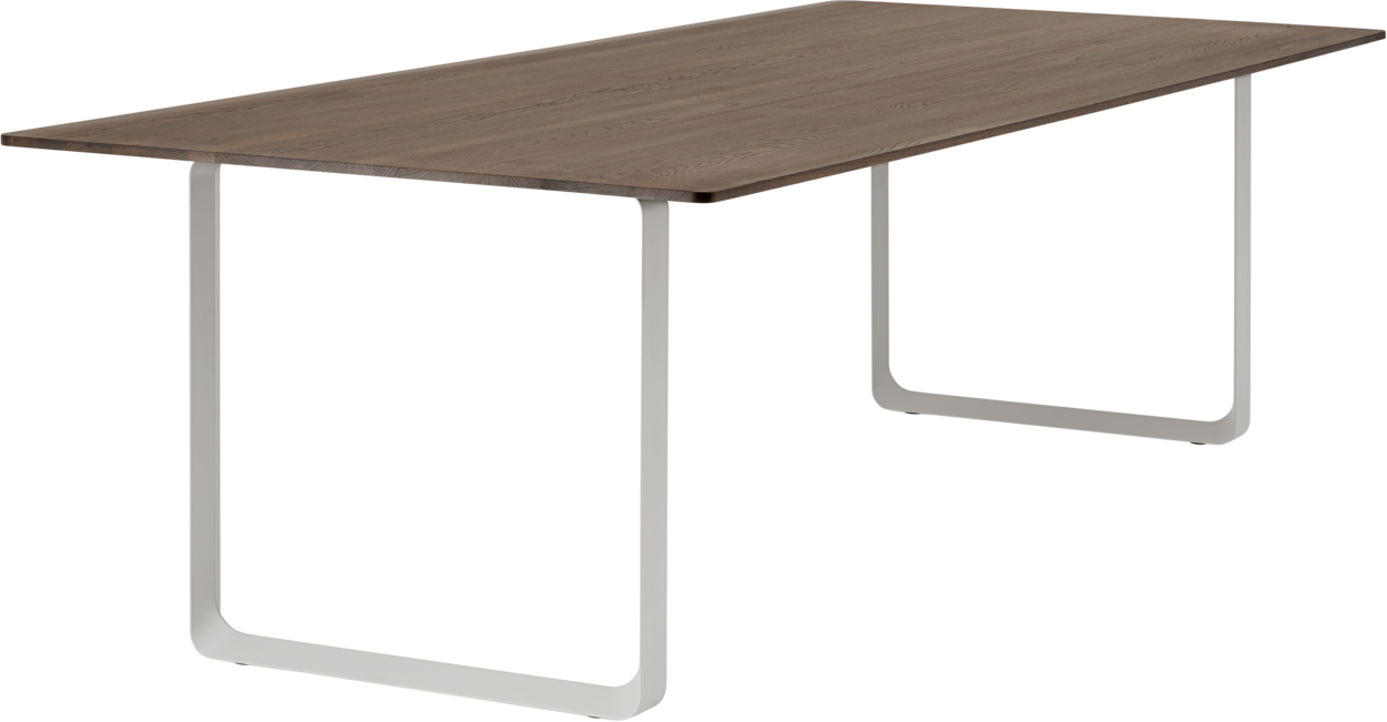 70/70 Tisch 255 cm in Dunkelbraun / Grau präsentiert im Onlineshop von KAQTU Design AG. Esstisch ist von Muuto