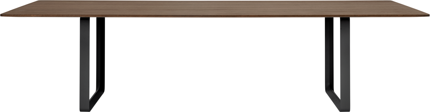 70/70 Tisch 295 cm in Dunkelbraun / Schwarz präsentiert im Onlineshop von KAQTU Design AG. Esstisch ist von Muuto